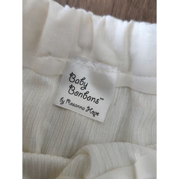 Baby Bonbons French Vintage Inspired Girl's Layered Lace Ivory Tutu Skirt OS - Picture 3 of 6